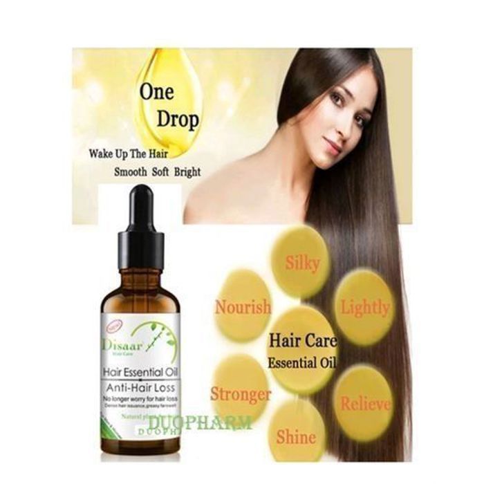 Disaar Traitement à base de l'huile essentielle qui répare et active les follicules pileux dormants- anti chute de cheveux unisex