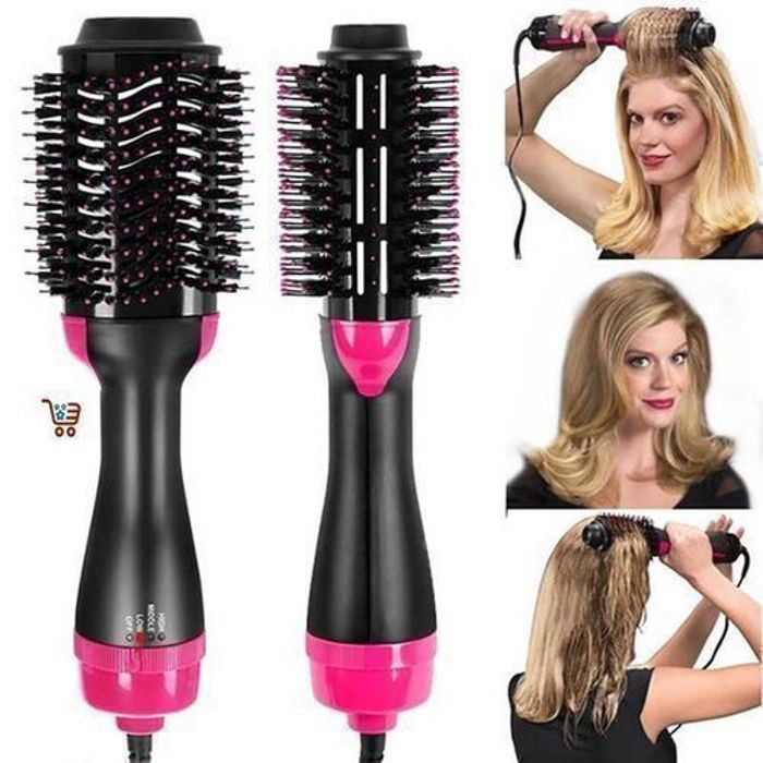 Brosse Soufflante - One Step - 1200W - 4 en 1 - 2 Vitesses - Pour Tous Types de Cheveux