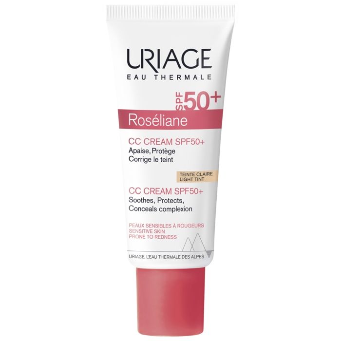 Fond de teint - Uriage - Roséliane CC Cream - Teinte Claire - SPF50+ - 40ml