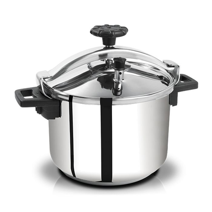 Cocotte - Express - Inox - 8 Litres - Poignées Bakélite - Triple Fond Homogène