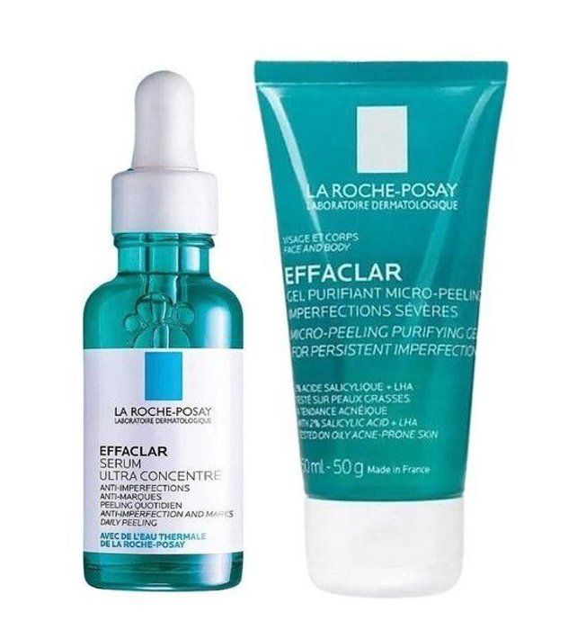 Sérum Anti-Imperfection - La Roche-Posay - Effaclar - 200 ML - Gel Micro-Exfoliant - Sans Parfum