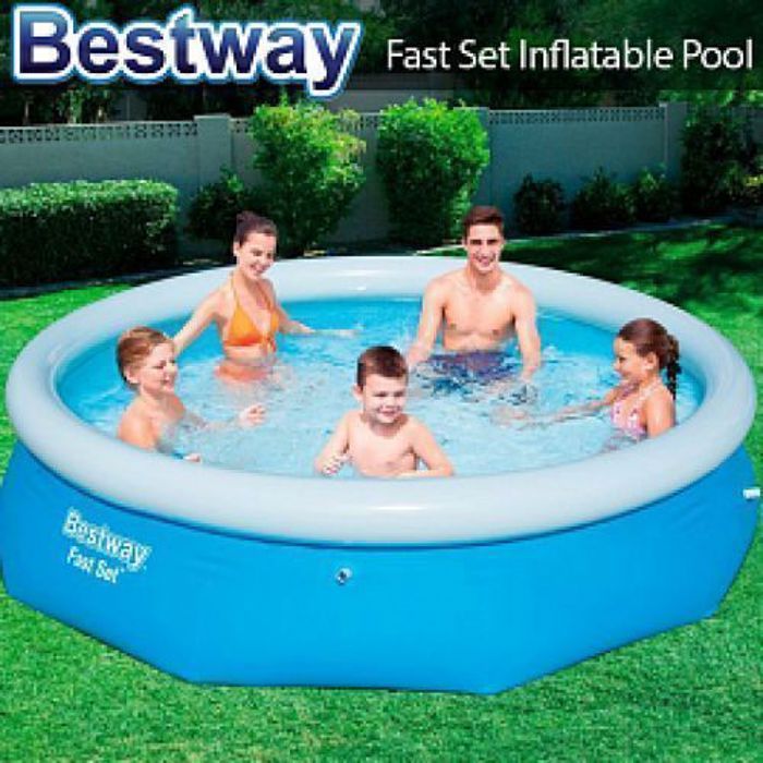 Piscine gonflable - BESTWAY - Fast Set - 244 CM - 66 CM - Triple épaisseur