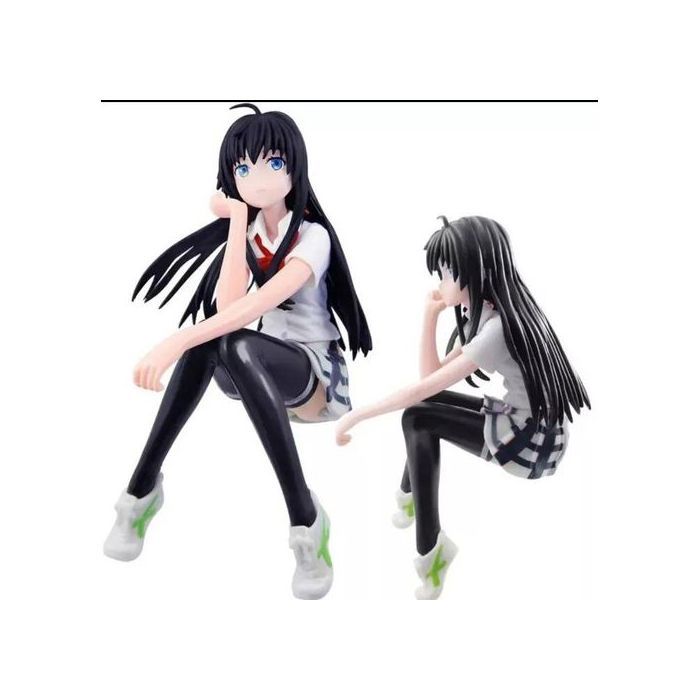 Figurine Anime Oregairu Yukinoshita Yukino en PVC 13 cm Sans Boîte, Modèle de Collection