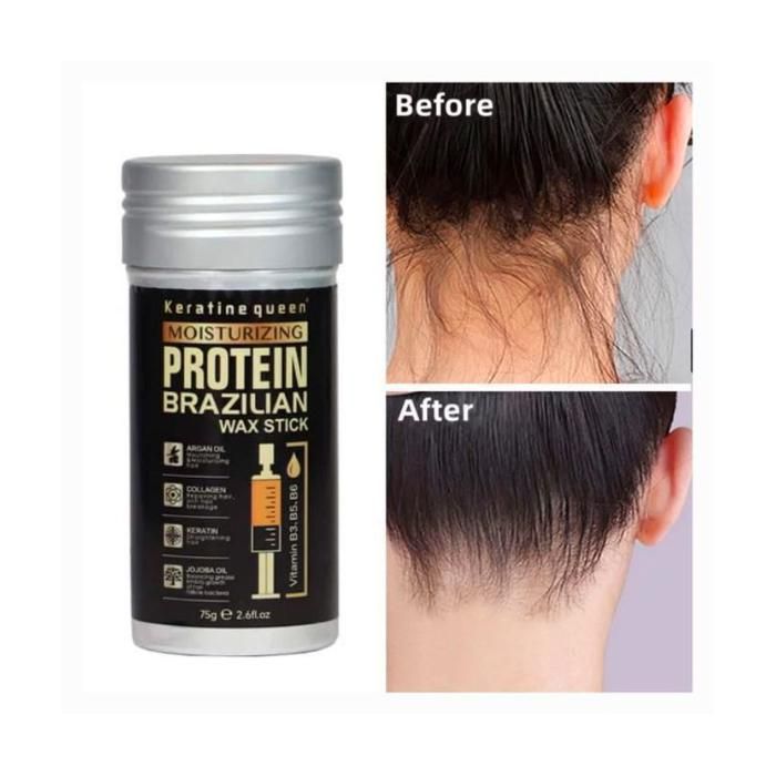 keratine queen Wax Stick pour Cheveux Fixation Forte 75 g