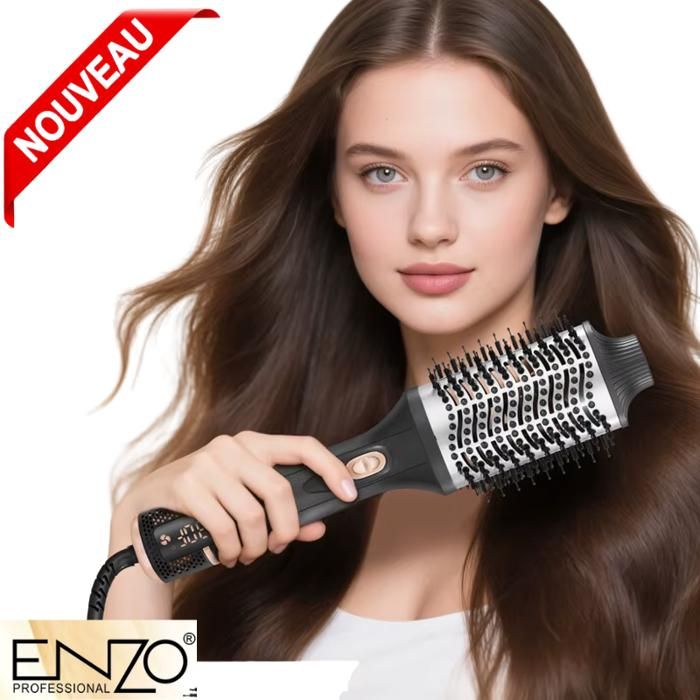 sèche-cheveux brosse volumateur 3 en 1  Air chaud lisseur 1500W outils de coiffure en céramique EN-4135