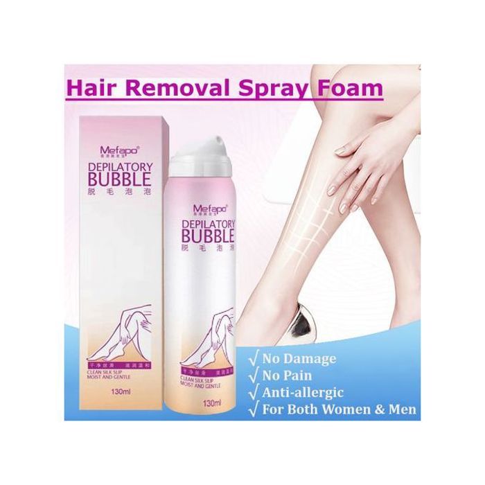 Crème Dépilatoire Bubble Mefapo : Épilation Douce & Efficace