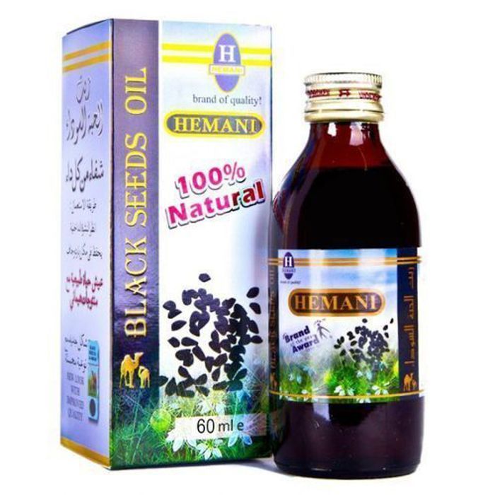 Hemani Huile de Nigelle - 100% naturel alimentaire et cosmétique - Habba sawda