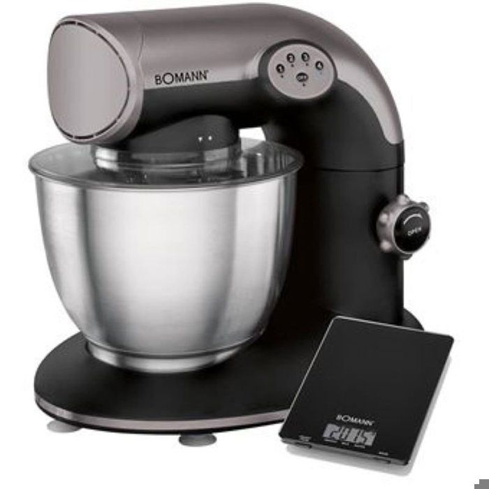 Robot culinaire - Bomann - KM 315 CB - 1200W - 5,6L - Balance digitale en verre