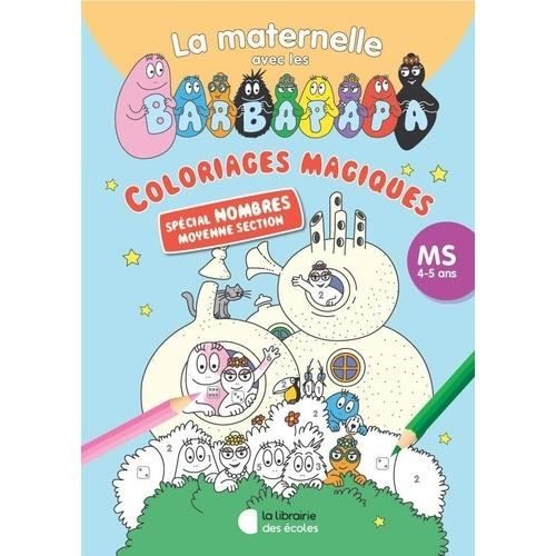 Coloriages codés - Barbapapa - Moyenne section - Enfants - Mixte - Nombres