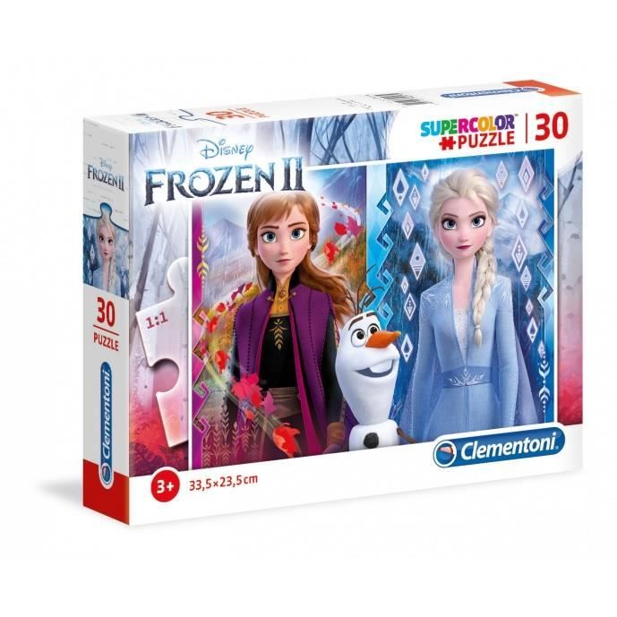 Puzzle Disney La Reine des Neiges 2 - CLEMENTONI - 30 pièces - Pour enfants à partir de 4 ans