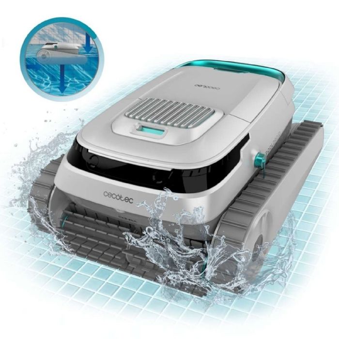image du robot de piscine Cecotec en action dans l'eau
