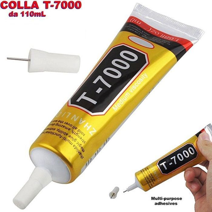 Colle T-7000 Super Liquide 110 ml Colle pâte Noir Mastic Adhésif Pour Téléphone Tactile Écran Cadre De Réparation Bricolage outils