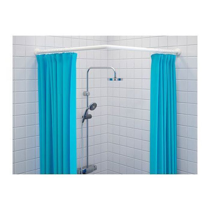 Tringles à Rideaux Extensibles  Barre à Tension Tige de Douche Rotative a 2pcs, en aluminium