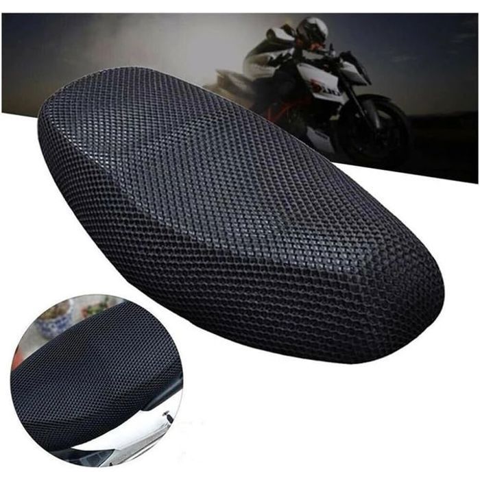 Housse de coussin en maille pour moto scooter électrique