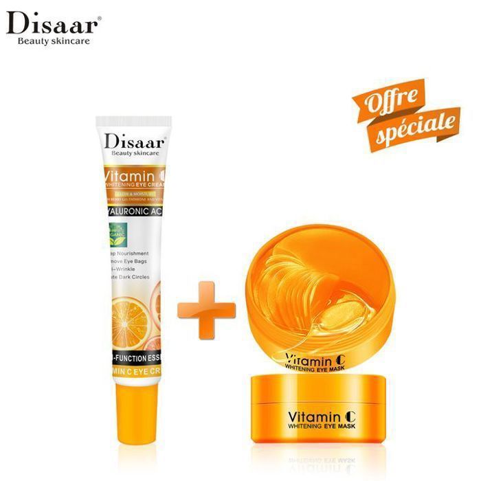 Crème pour les yeux - Non gras - 30 ml - Vitamine C - Anti-âge - Hydratation intense