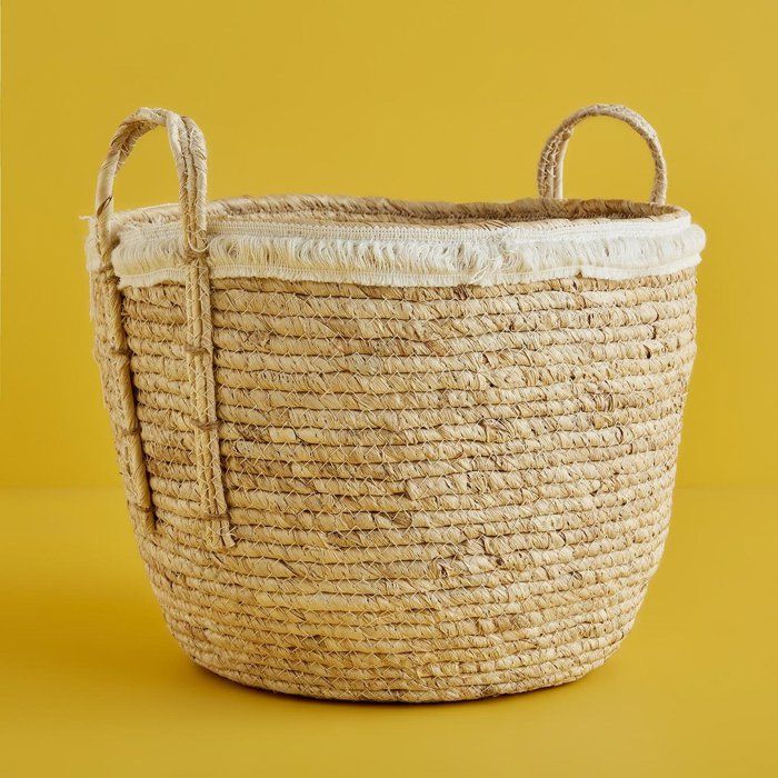 Panier - Erin - Naturel - 33x33x26 cm - Osier - Beige
