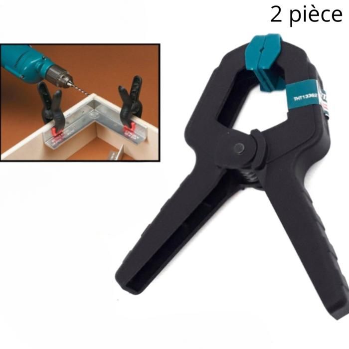 Pince à serrage rapide - Non spécifié - Lot de 2 - Ergonomique - Durable - Pratique