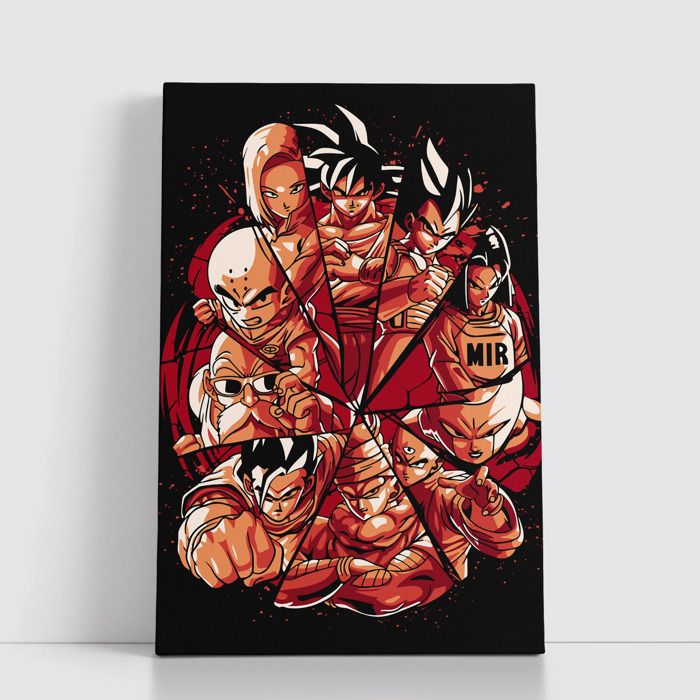 Tableau decoratif sur Toile 25x40 cm Anime attack on titan - one piece - Naruto - death note - Jujutsu Kaisen - Spy x Family 328