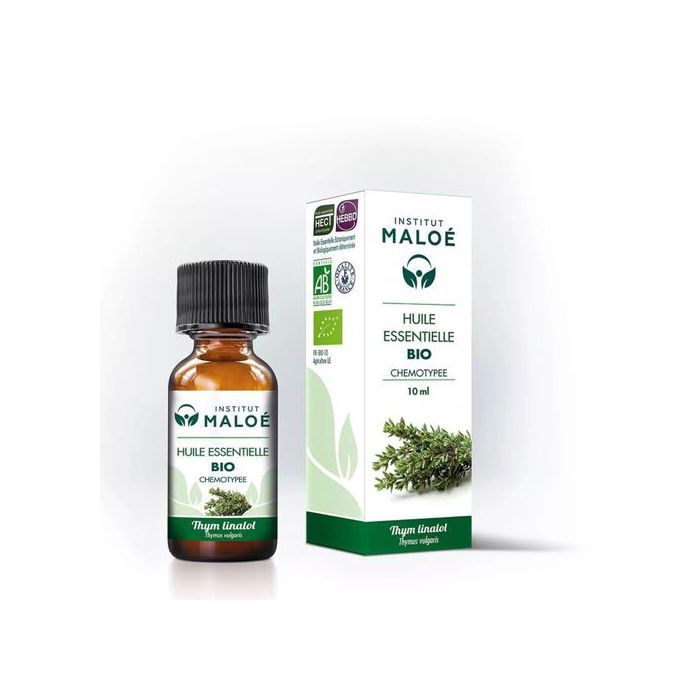 Institut Maloé Huile essentielle de Thym à linalol bio 10 ml - Made in France