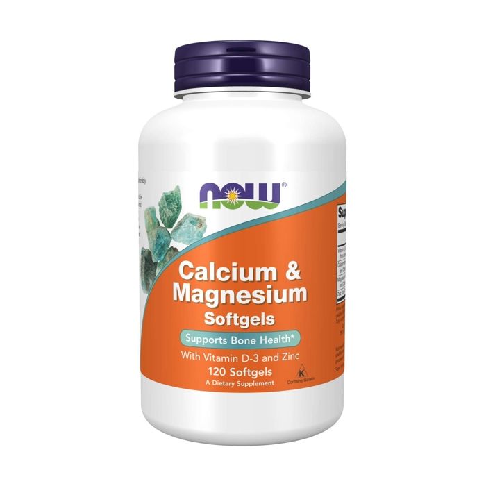 Calcium et magnési 120 cap Standard Now Foods Pack Nutrition Sportive