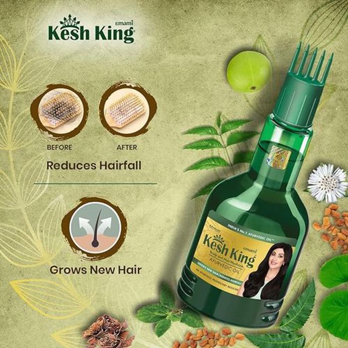 Huile capillaire - Kesh King - Anti-chute - Croissance cheveux - 50ml