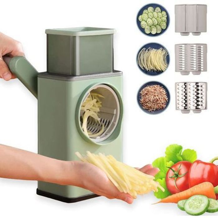 Râpe multifonction Râpe à légumes rotative améliorée trancheur