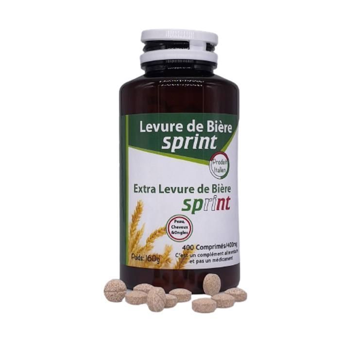Levure de bière – 400 Comprimés: Masse ; Cheveux ; Ongles & Peau