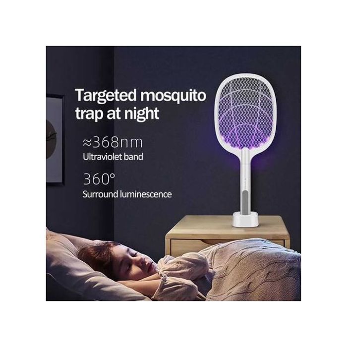 Raquette anti-moustiques électrique - Dispositif efficace contre les insectes pour l'été