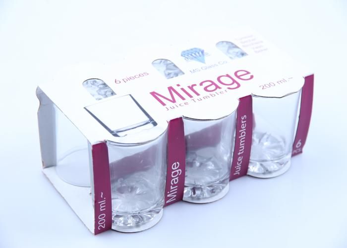 6 Verres à Eau Mirage 200ml TM008F