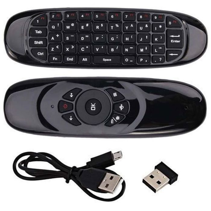Clavier et Souris - Fly Air - TV BOX - Rechargeable - 2.4G - Multi-fonctionnel