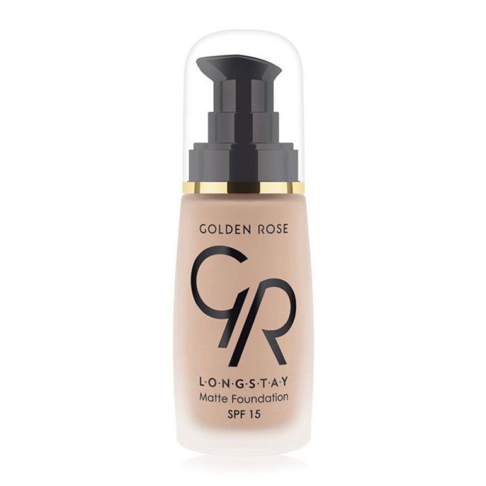 Fond de teint - GOLDEN ROSE - LONGSTAY - SPF 15 - Non gras - 15 ml