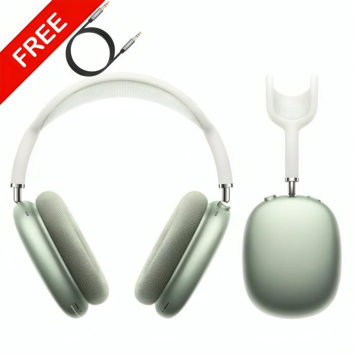 Casque P9 bluetooth VERT + Cable auxiliar Gratuit