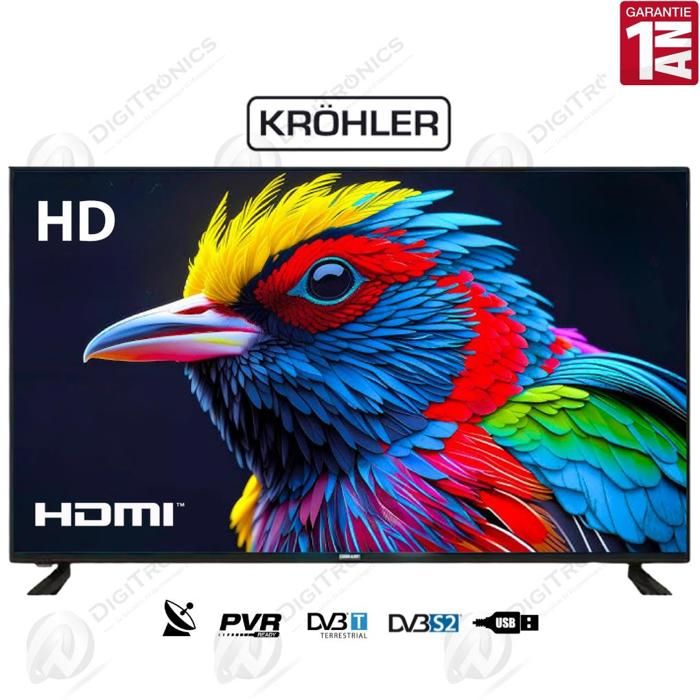 32 Pouces HD Led Récepteur intégré + TNT + HDMI + USB, Nouveau modèle