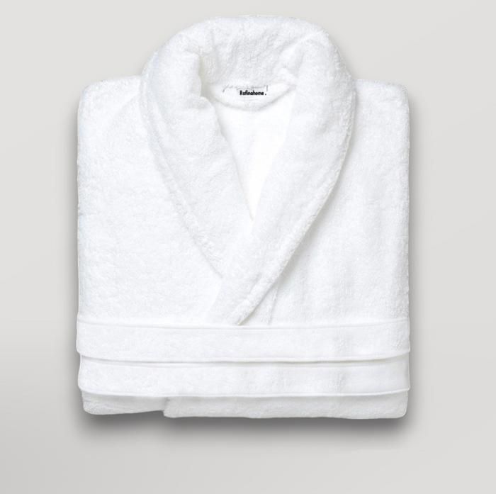 peignoir bouclette 350gr/M² cole chale cotton premium L
