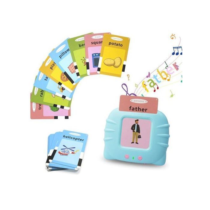 Cartes Flash Parlantes - GENERIC - Jouets d'apprentissage - 112 cartes - 224 mots - Pour enfants de 24 mois