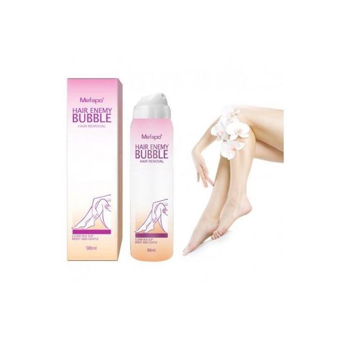 Spray Dépilatoire Hair Enemy Bubble : Épilation Douce & Efficace