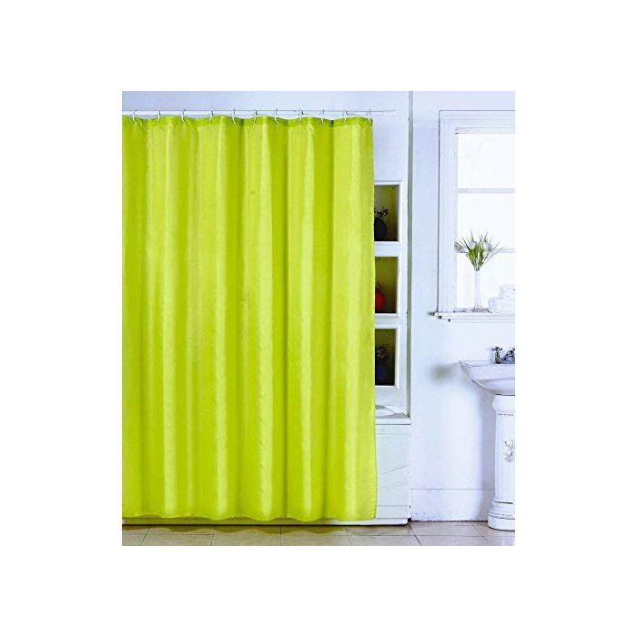 Rideau de Douche - Non spécifié - 180x180cm - Tissu Polyester - 12 Crochets - Ourlet Lesté