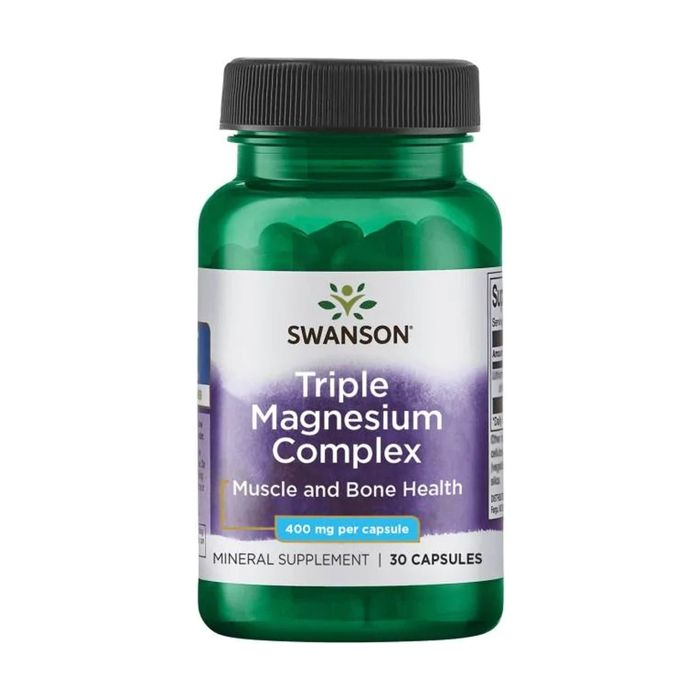 Compléments alimentaires Triple Magnesium Complex BI7199 30pcs, Swanson, Usa