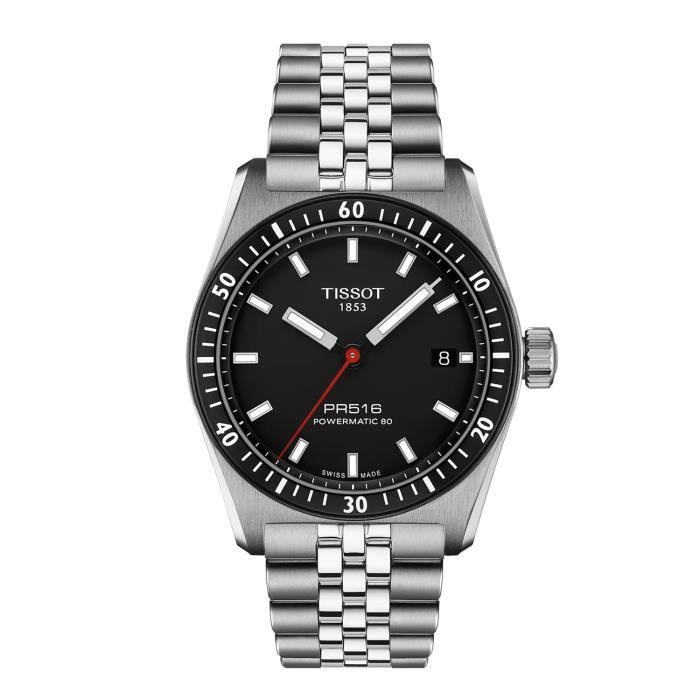 Montre - TISSOT - PR516 Powermatic 80 - Acier inoxydable - Automatique - Analogique