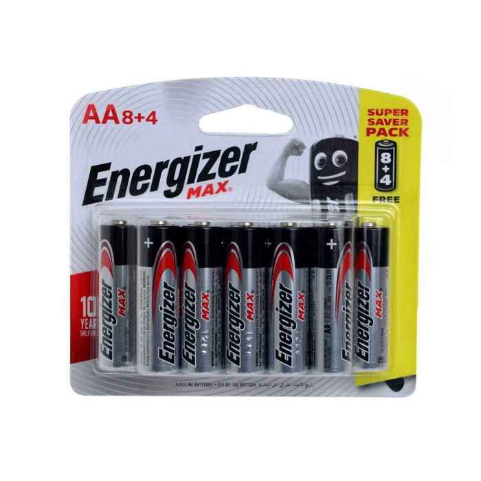 Pile MAX AA 1,5V LR6 8+4 gratuites - ENERGIZER