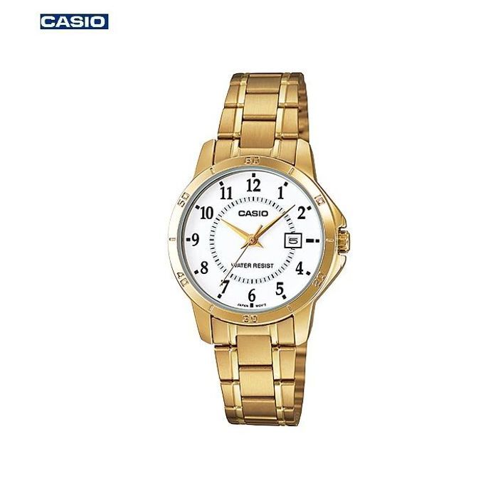 Casio montre femme quartz acier inoxydable séduisante Class etanche-ltp-v004g-7budf