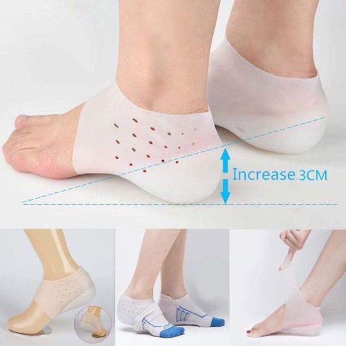 2-5cm Invisible Gel Silicone Talon Hauteur Augmentation