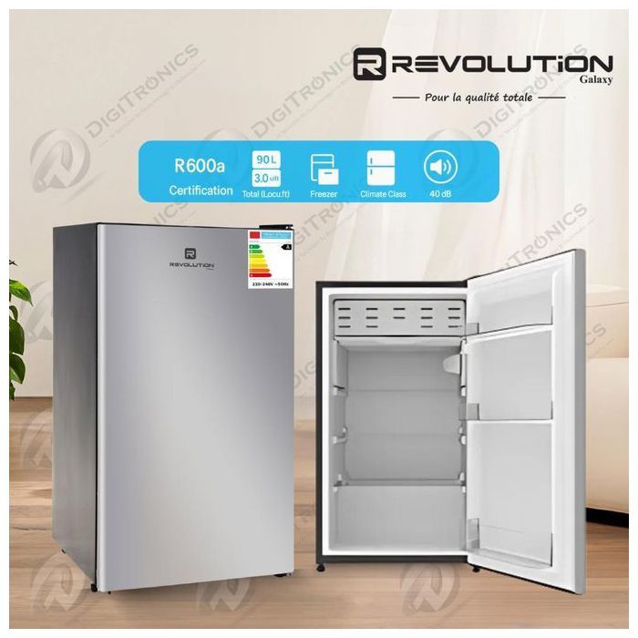 Mini réfrigérateur et mini Bar 90L, R600a, silencieux, WR-90
