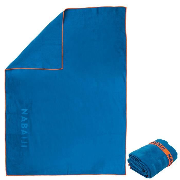 Serviette de bain - NABAIJI - Microfibre - XL 110x175 cm - Bleu - Ultra compacte