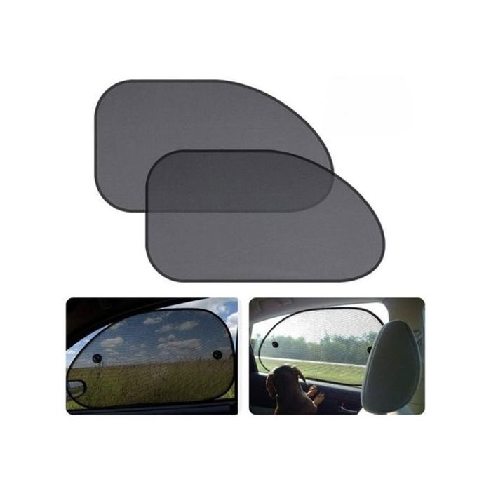 2pcs paresoleil de fenêtres latérales avant et arrière voiture pour la protectionuv