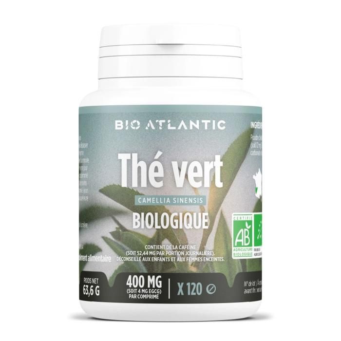 Thé Vert 120 - Comprimés Bio
