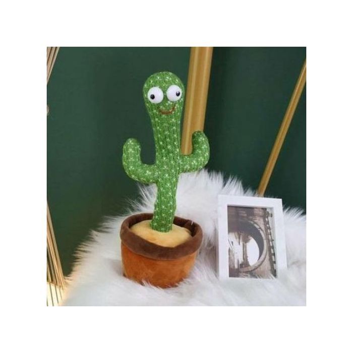 Cactus Dansant Jouet Peluche : 120 Chansons, Vert