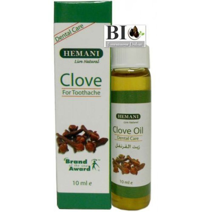 Hemani Huile Clou de Girofle 10 ml pour Calmer douleurs dents