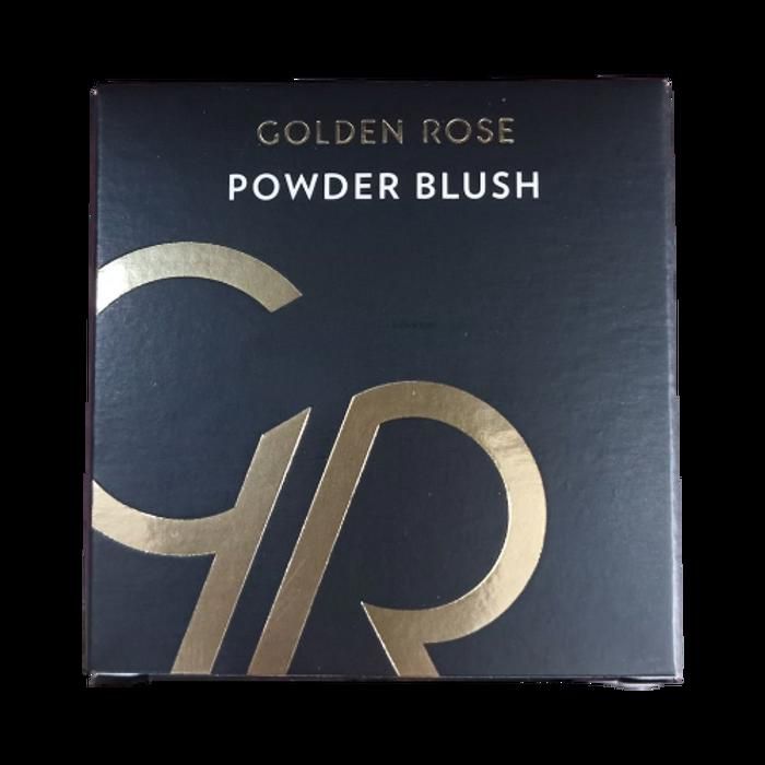 Blush - GOLDEN ROSE - POWDER BLUSH 7G - Texture soyeuse - Couleur rose - Application facile