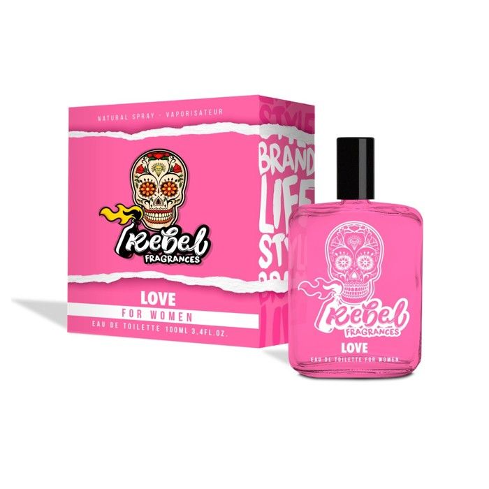 Eau de toilette - REBELLE - Love - 100ml - Femme - Florale